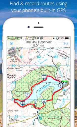 Outdoors GPS – Offline OS Maps for Hiking & Biking 4