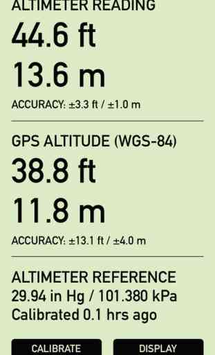 Pro Altimeter - Barometric Altimeter with Manual/GPS/METAR Calibration 1