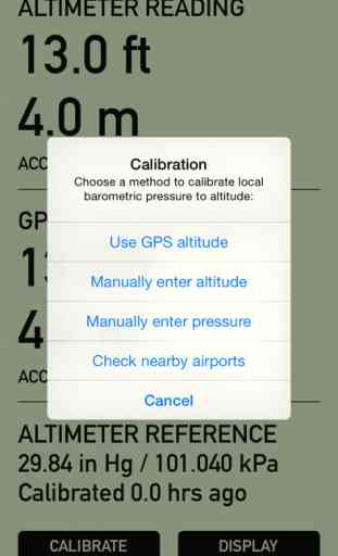 Pro Altimeter - Barometric Altimeter with Manual/GPS/METAR Calibration 3