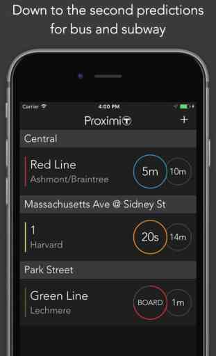 ProximiT - Boston MBTA Tracker for Bus and Subway 1