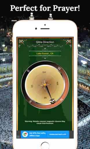 Qibla Compass-Free Direction 1