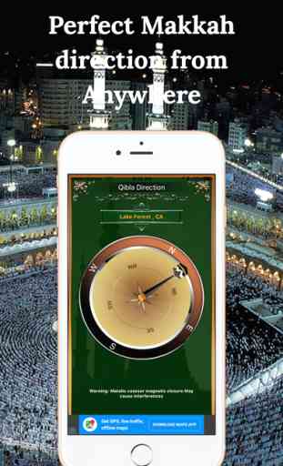 Qibla Compass-Free Direction 3