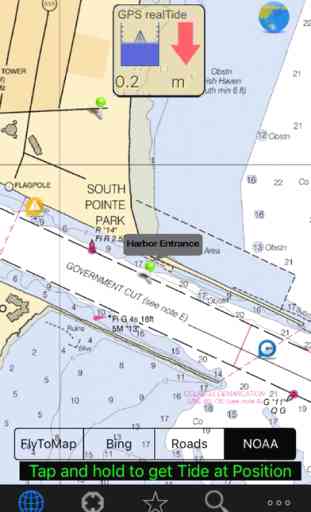 Real Tides and Current HD nautical charts forecast 4
