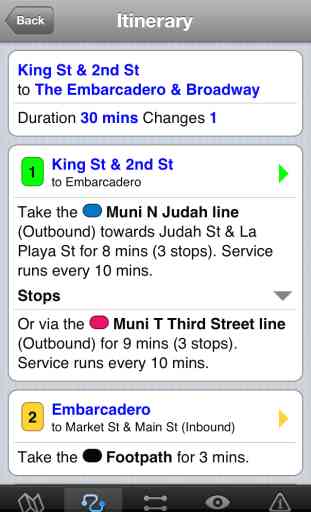 San Francisco Metro Free - Map and route planner by Zuti 3
