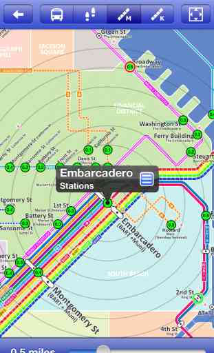 San Francisco Metro Free - Map and route planner by Zuti 4