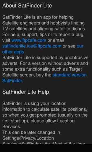 SatFinder Lite - Find TV Satellites 3