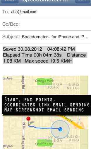 Speedometer GPS Tracker+ HUD and Track information 4