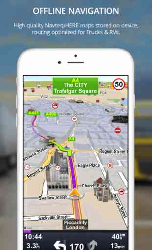 Sygic Truck GPS Navigation for Truck, Van, RV, Bus 1