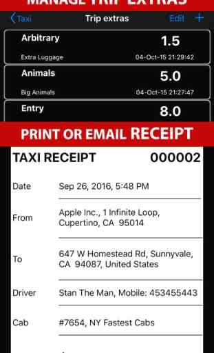 Taximeter. GPS taxi cab meter app. Trip log&stats. 4