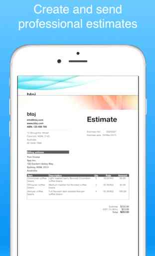 Job estimate maker - Create & send PDF estimates 1