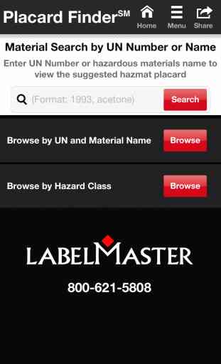 Labelmaster’s Hazmat Placard Finder℠ 2