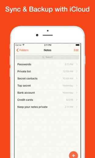 Lock Notes Pro - Protect your notes with password 2