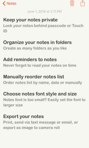 Lock Notes Pro - Protect your notes with password 3