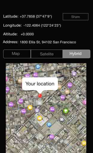 Where am I Now Pro - Get your current location and coordinates along with altitude 1