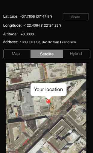 Where am I Now Pro - Get your current location and coordinates along with altitude 2