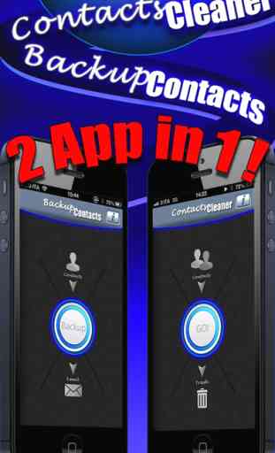 Backup Contacts Pro ( delete export and backup ) 1