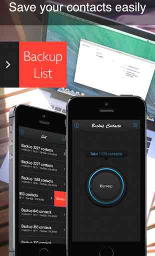 Backup Contacts ( save , export and restore ) 1