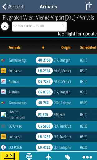 Vienna Airport + Flight Tracker Austrian VIE airlines 3