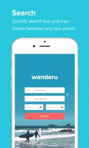 Wanderu - Bus & Train Travel - Schedules Tickets 1