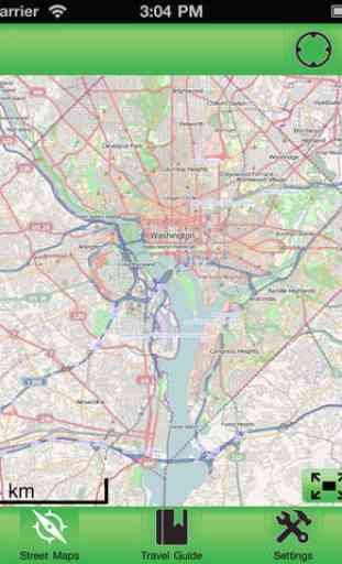 Washington DC Offline Street Map 1