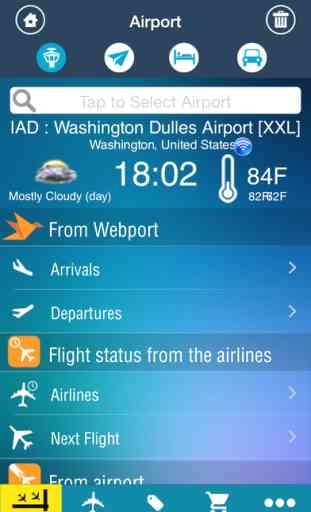 Washington Dulles Airport (IAD/BWI/DCA ) Flight Tracker radar 2