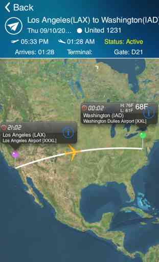 Washington Dulles Airport Pro (IAD/DCA/BWI) Flight Tracker Radar 1