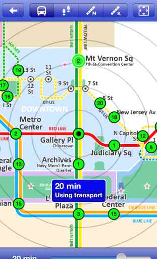 Washington Metro - Map and route planner by Zuti 1