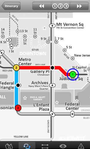 Washington Metro - Map and route planner by Zuti 4
