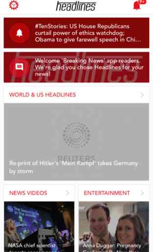 Breaking News Headlines: World US Daily Alerts App 1