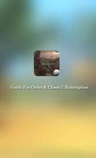 Guide for Order & Chaos 2: Redemption - Best Strategy, Tricks & Tips 1