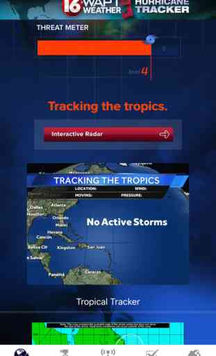 Hurricane Tracker WAPT 16 Jackson, Mississippi 1