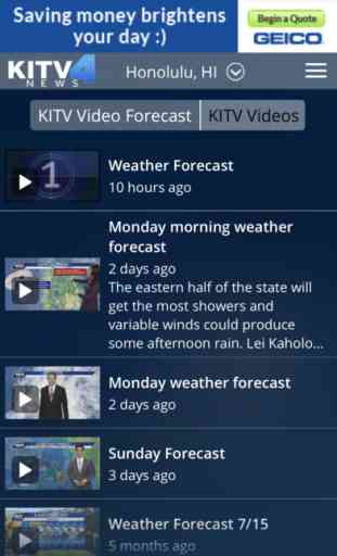 KITV Weather, Hurricane Tracker & Traffic 2