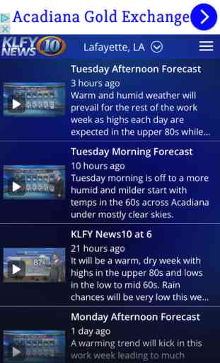 KLFY Weather - Weather and Radar from Lafayette 2