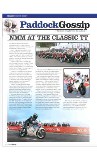 Classic Racer Magazine -  A modern slant on classic racing. The legendary bikes and the courageous, talented heroes that mattered then and still matter now. 2