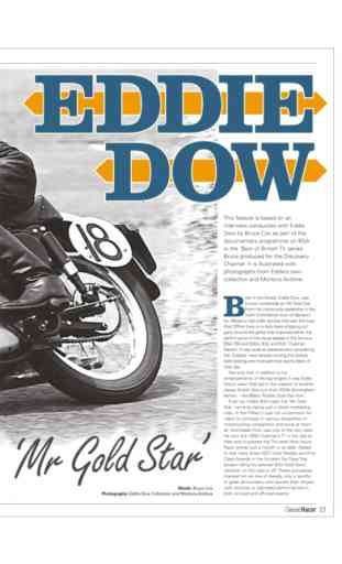 Classic Racer Magazine -  A modern slant on classic racing. The legendary bikes and the courageous, talented heroes that mattered then and still matter now. 4