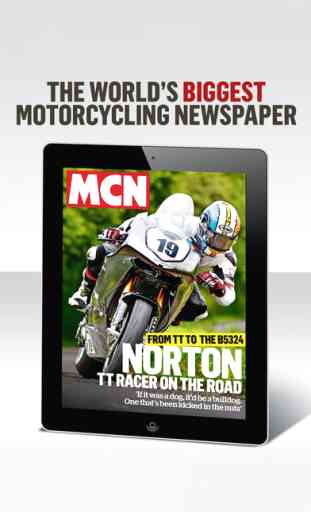 MCN Motorcycle News: the world’s biggest newspaper dedicated to motorbikes,  with buying advice, sports coverage and bike reviews 1