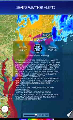 Radar HD - NOAA Hi-Def radar, storm tracker and severe weather alert map 3