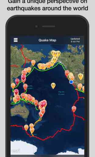 QuakeFeed Earthquake Map, Alerts, and News 1