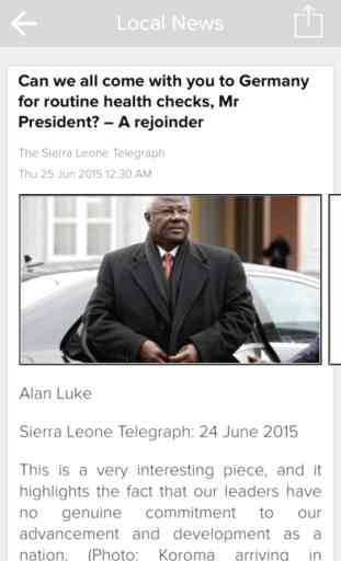Sierra Leone News | Breaking news, politics, business, culture and more 3