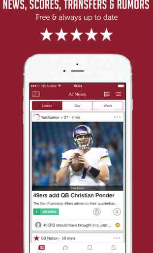 Sportfusion - San Francisco 49ers Edition - News, Live Scores & Rumors 1