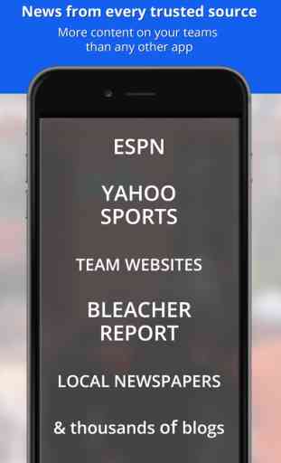 Sports News & Scores: Personalized by Chat Sports 3
