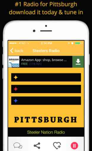 Steelers Live GameDay Nation Radio - Pittsburgh Football & Sports App Edition 4