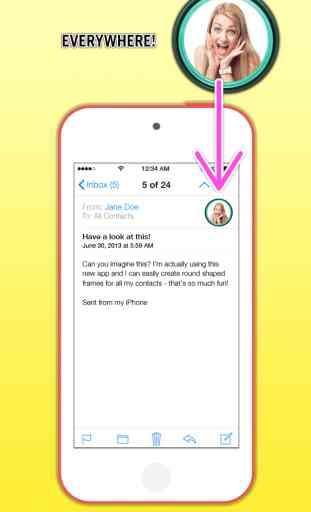 Add Frames and Borders to Your Contact Photos - with just one tap! 3
