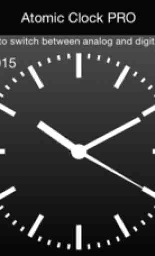 Atomic Clock PRO - The exact time digital or analog with your own background picture 3