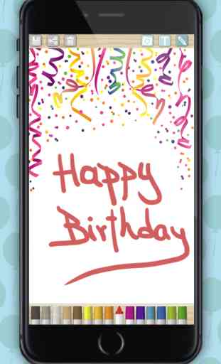 Create birthday cards and design postcards to wish a happy birthday 2