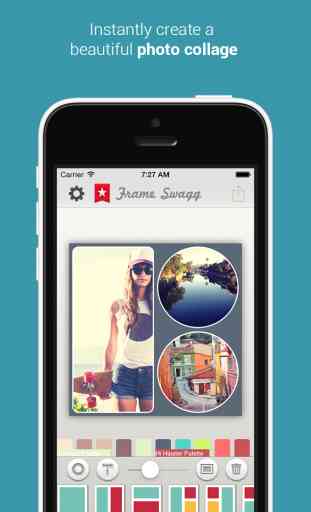 Frame Swagg - Photo collage maker to stitch pic for Instagram FREE 1