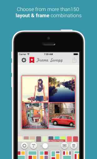 Frame Swagg - Photo collage maker to stitch pic for Instagram FREE 2