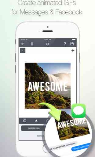 GIF Creator - Best Gif Editor to make animated Gifs and Meme for Messages & Facebook 1