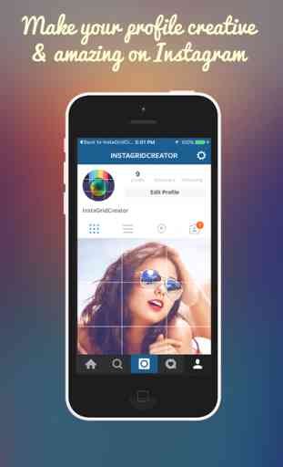 InstaGrids Creator Pro– Giant Photo College / Banners / Square Maker & Upload Pic for Instagram 1