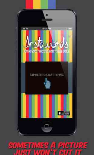 InstaWords Free - Add Text Over Your Photos or Make Them Into Beautiful Pictures 1